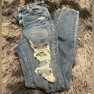 American Eagle ripped jeans